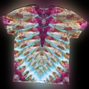 Gildan Multicolor Tie-Dye Short Sleeve Shirt